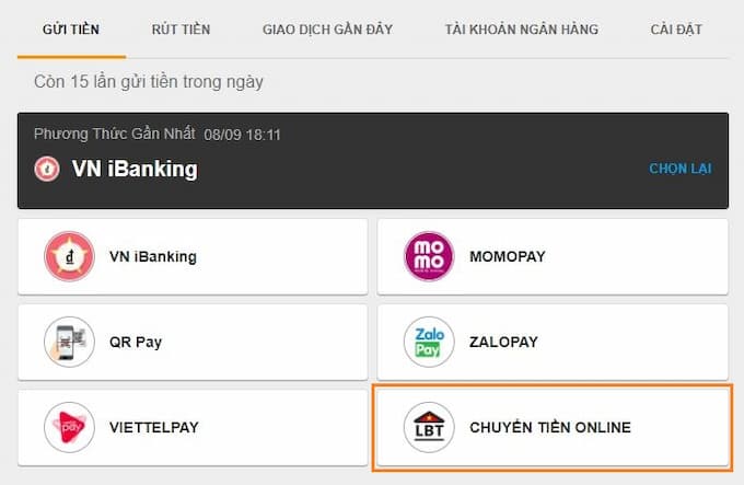 Các phương thức nạp rút tiền đa dạng tại 188bet hiphop
